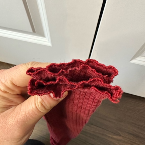 Ruffle Butts Ribbed Lettuce Hem Pajama Pants (Size 18-24 Months) - Picture 4 of 4